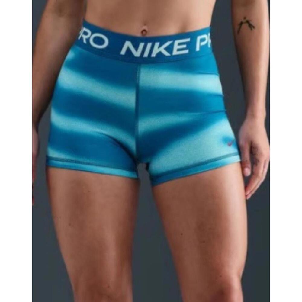 $38 Nike Pro Traning Shorts Mid Rise 3” Dri-Fit Sz  Small Support IH7636-301